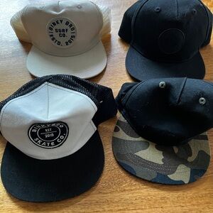 4 Binky Bro Kids' snap back hats size 4-12 months